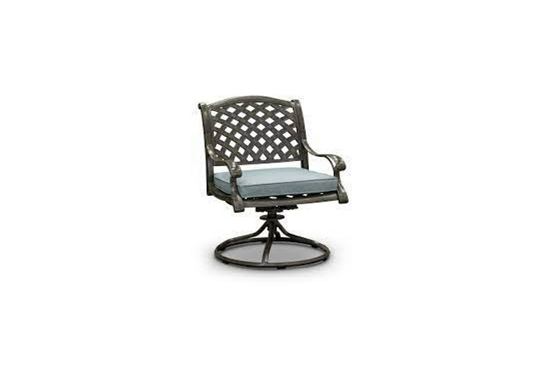 Jak naprawić wysokie metalowe krzesło obrotowe na zewnątrz?