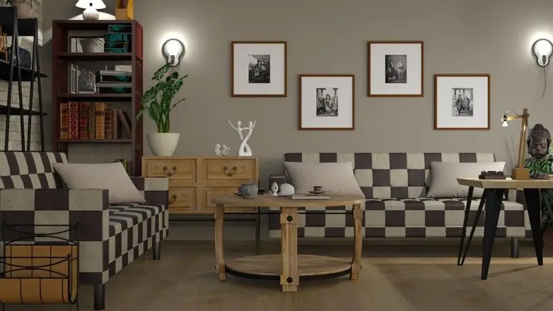 Jak powiesić sztukę nad sofą jak profesjonalny projektant?